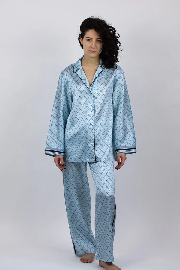 Пижамная блуза 221401-04 The Lady blue