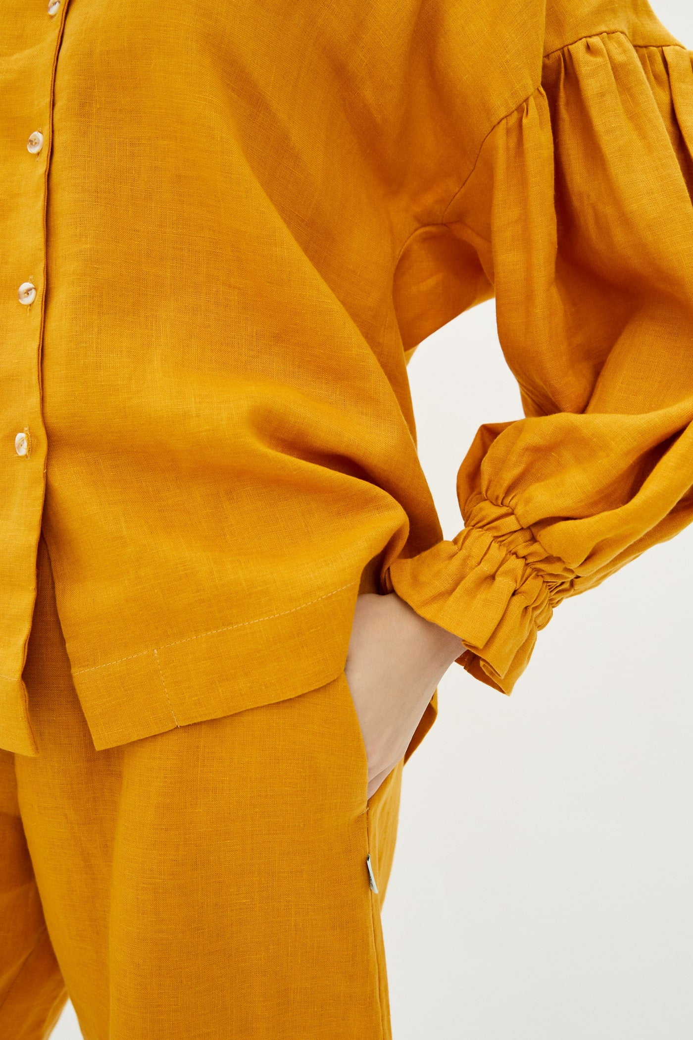 Льняная блуза 20/1 Marigold
