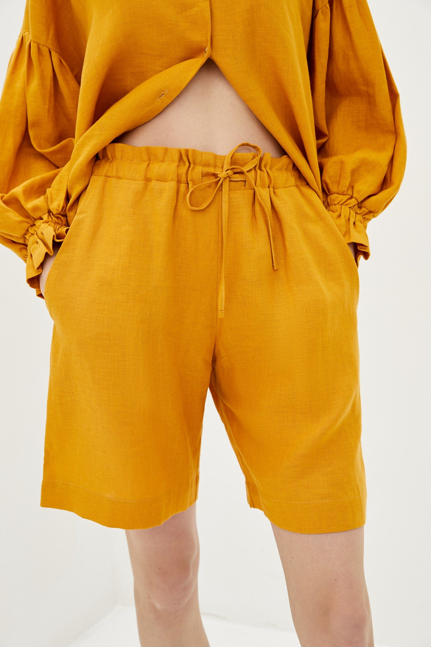 Льняная блуза 20/1 Marigold