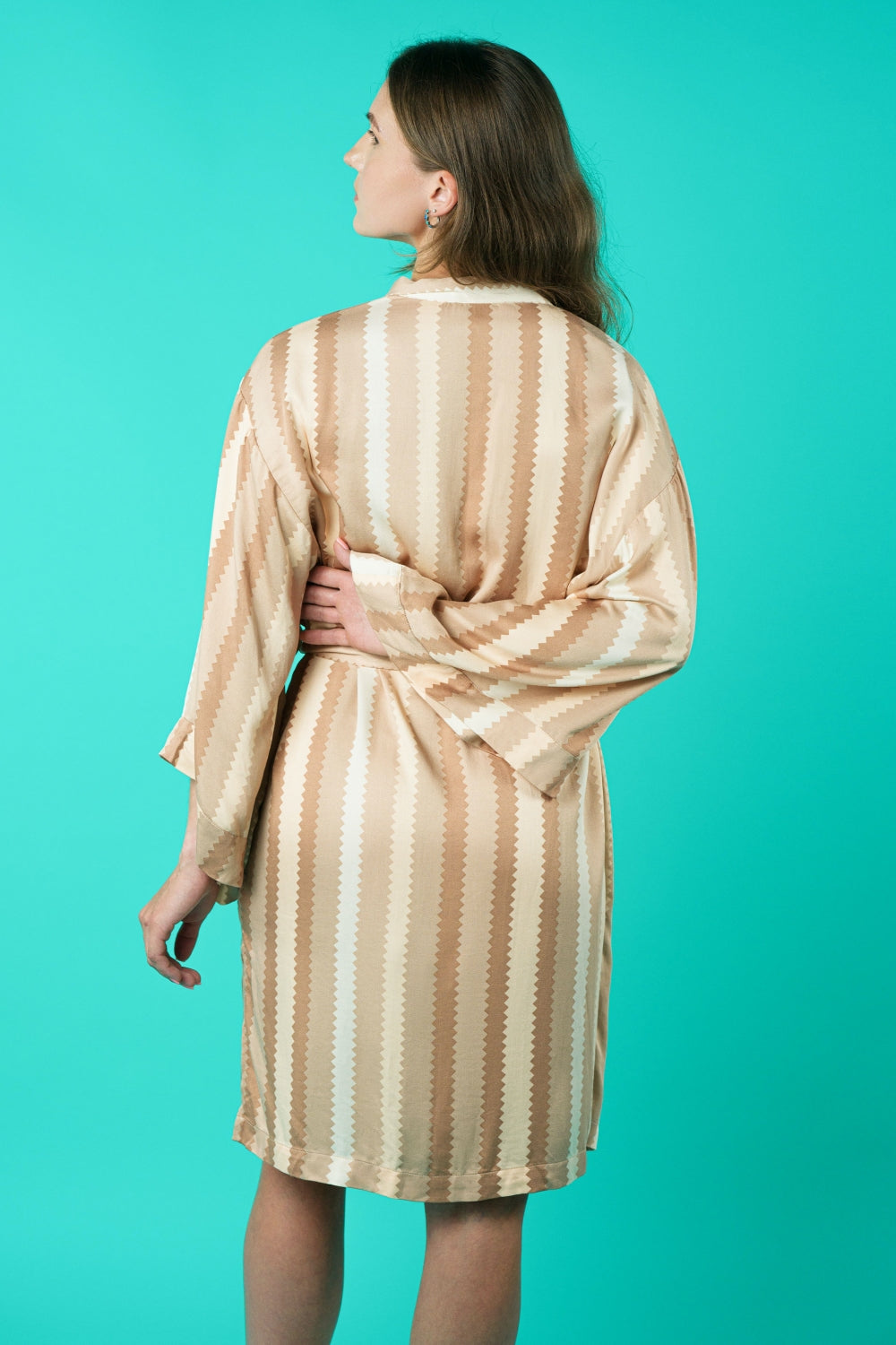 Халат-кімоно в смужку HOM2212000 strip