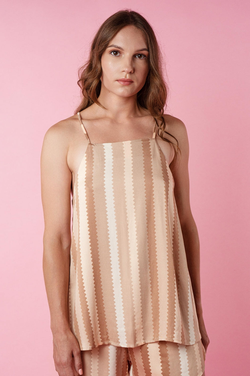 Піжамна майка з віскози HOM2212006 strip