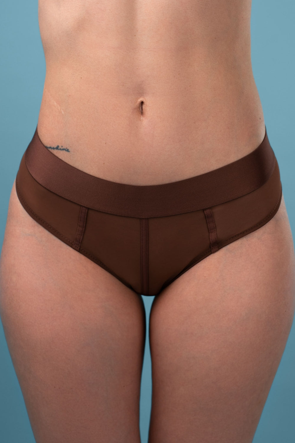 Трусики слип из микросетки SLZ22102011/211SC brown