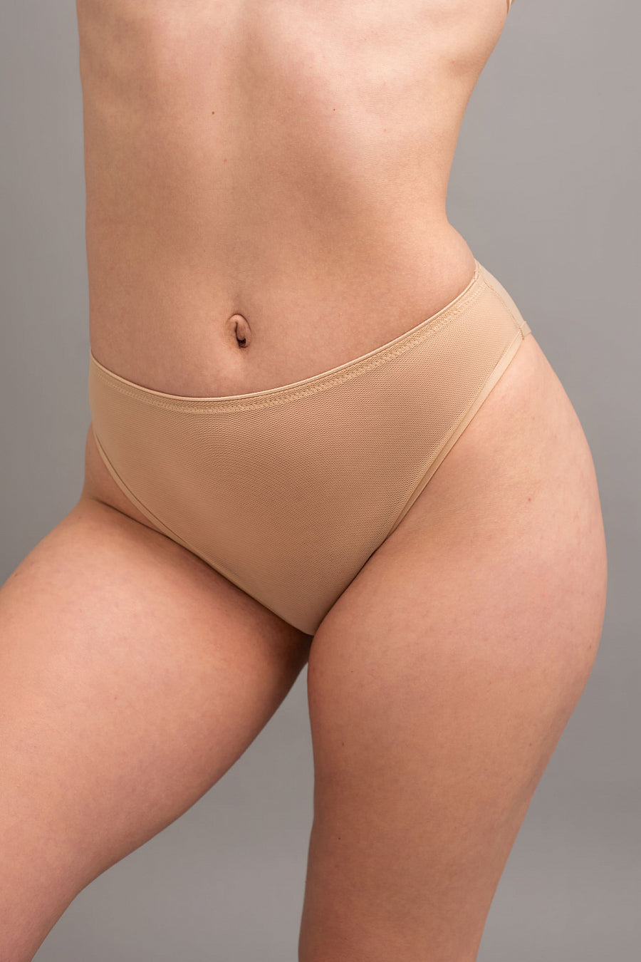 Трусики слип из микросетки SLZ23602121 biscuit