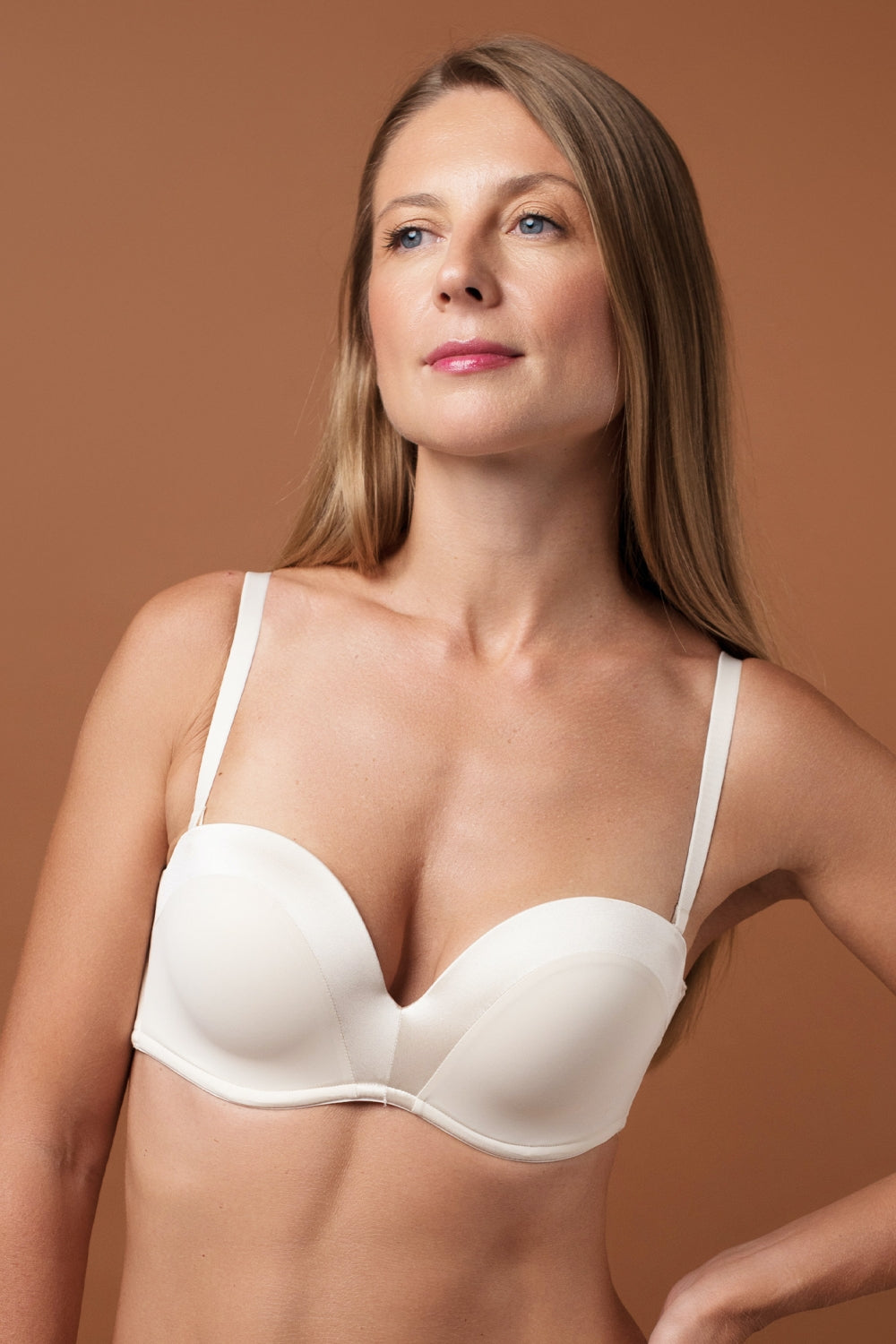 Бюстгальтер зі знімними бретелями SLZ24201203 ivory