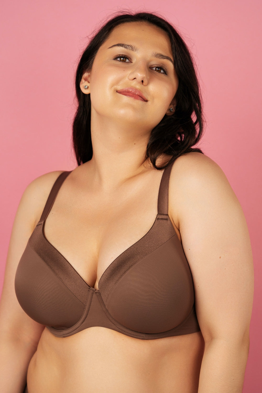 Формованный бюстгальтер на косточках SLZ24201238 dark brown
