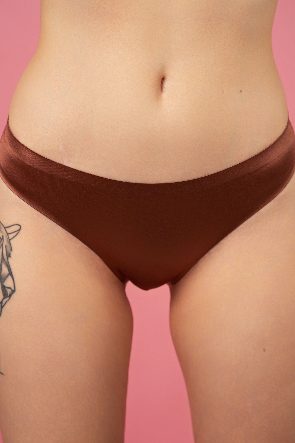 Безшовні трусики сліпи SLZ24202301 terracotta