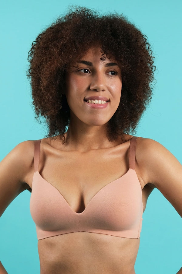 Бюстгальтер с формованными чашками SLZ24501015 caramel