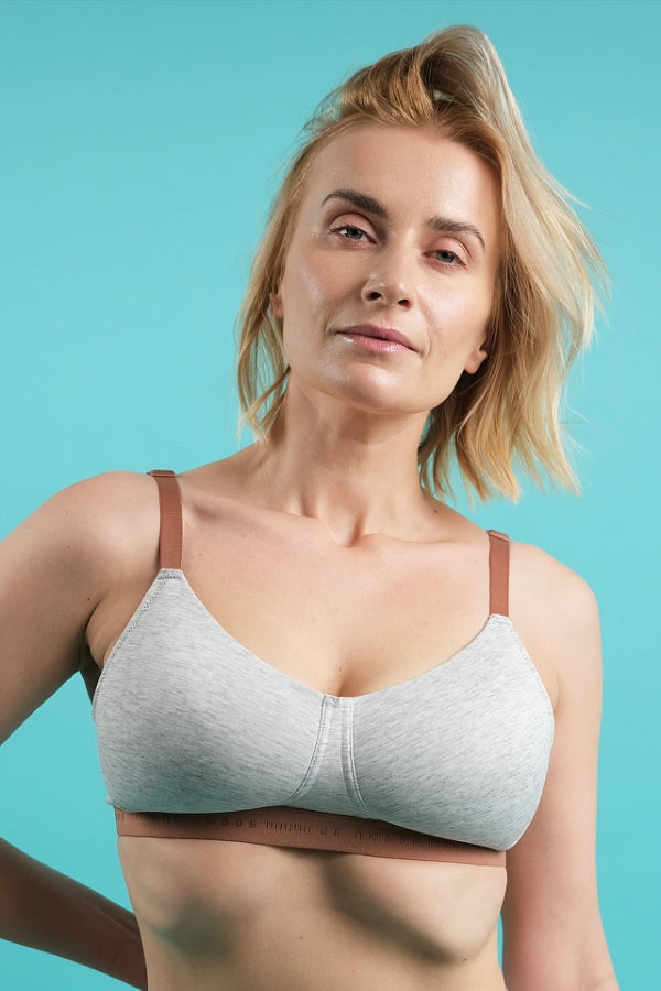Бюстгальтер с формованными чашками SLZ24501034 gray melange