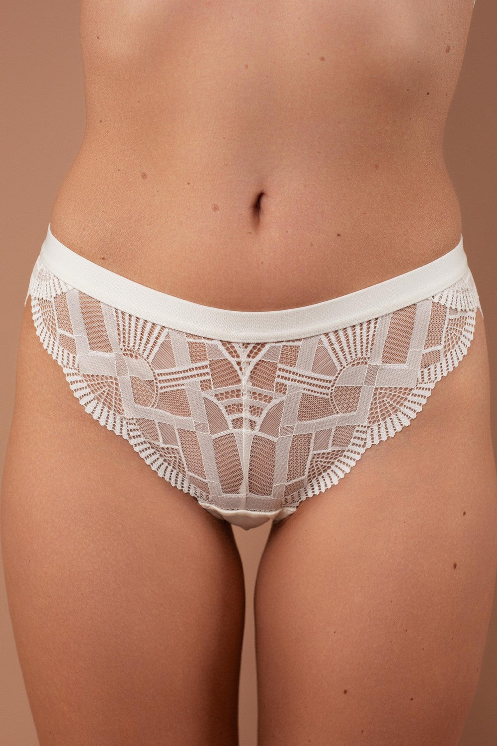 Кружевные трусики слип SLZ25902011 ivory