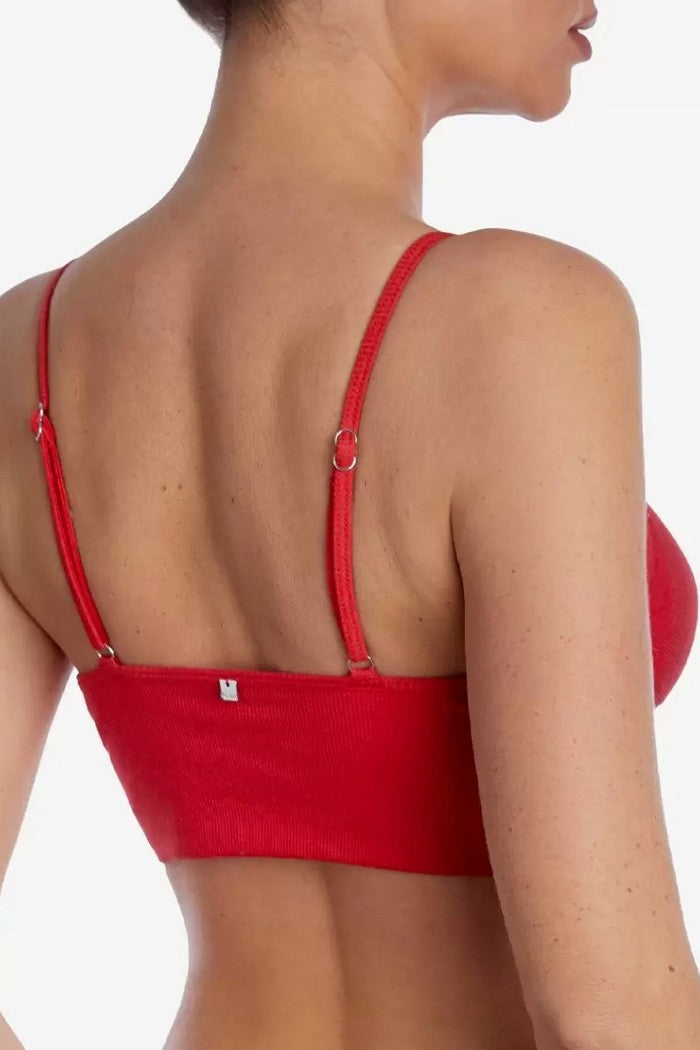 Бра-топ в рубчик Кастела БМ44 red