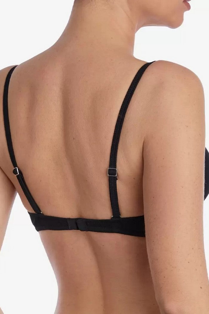 Бюстгальтер в рубчик Ламингтон БМ6 black