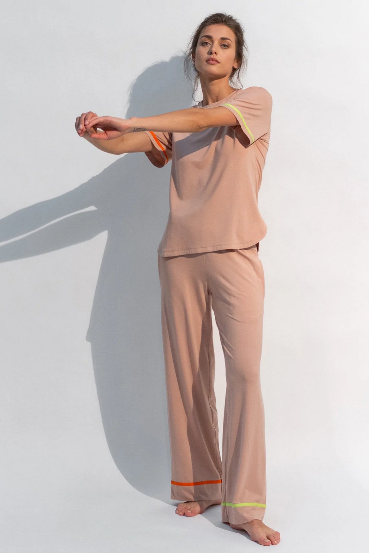 Піжамні штани 211401-07 Lovely Break sand