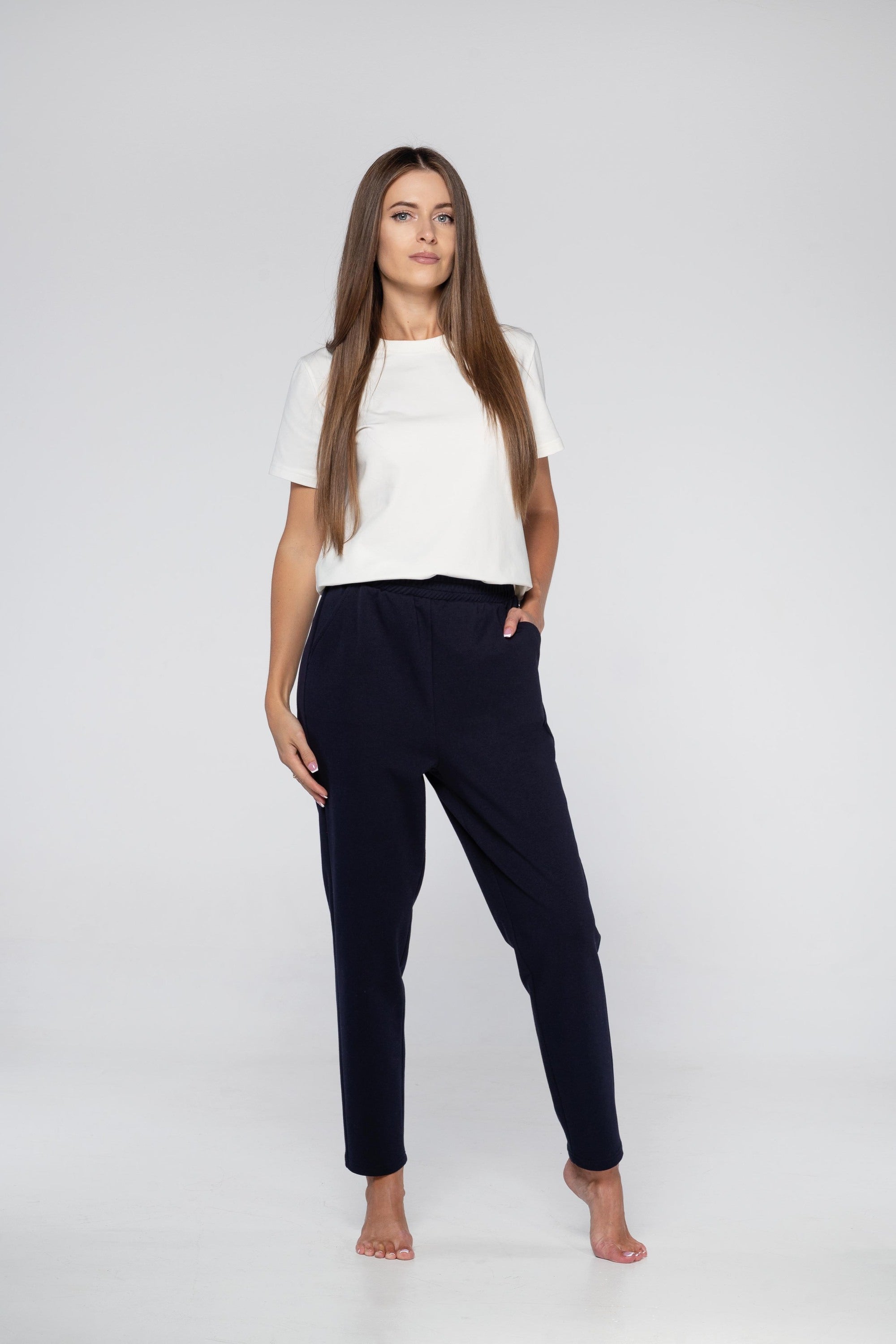 Домашние брюки 1327 blue