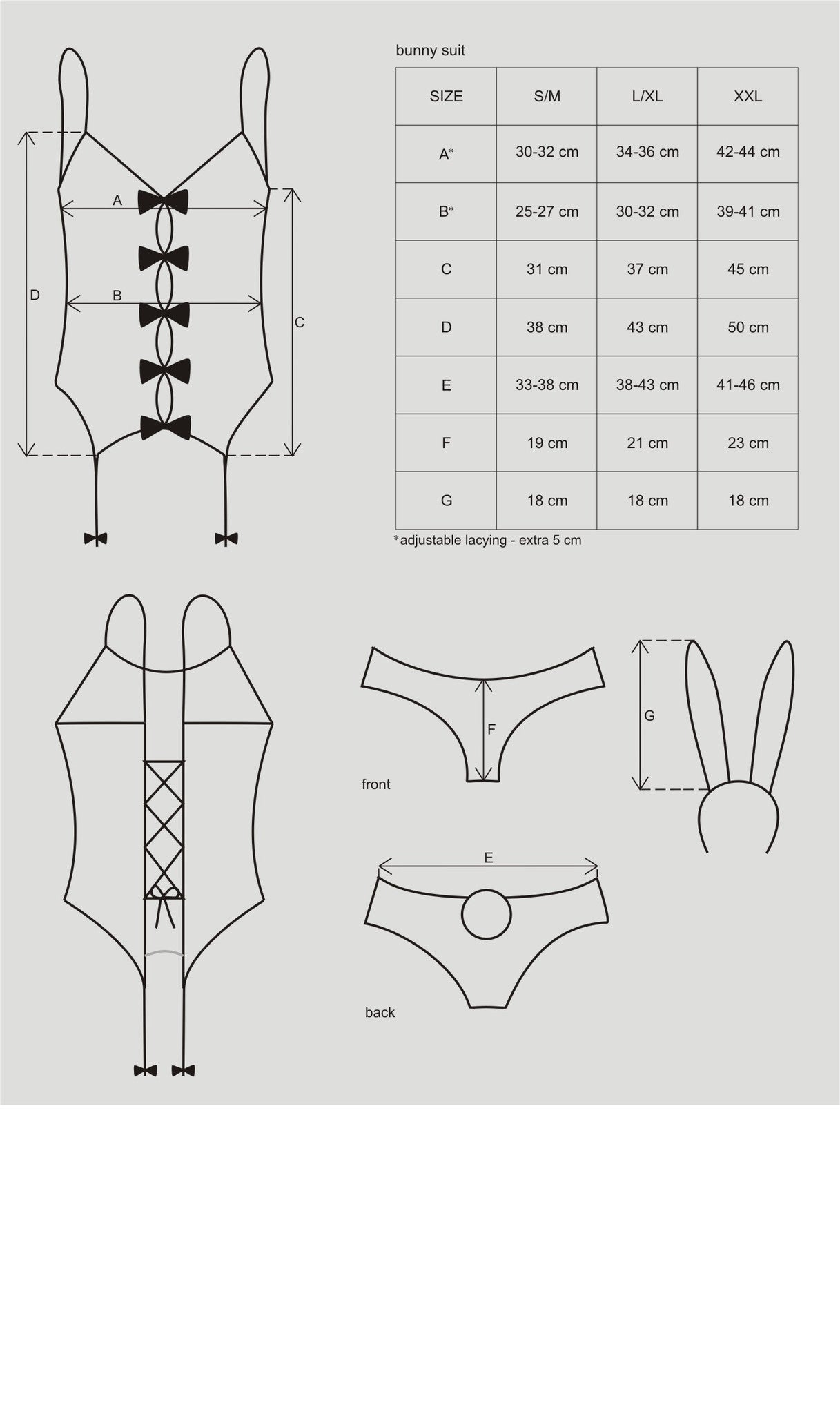 Эротический костюм зайки Bunny suit