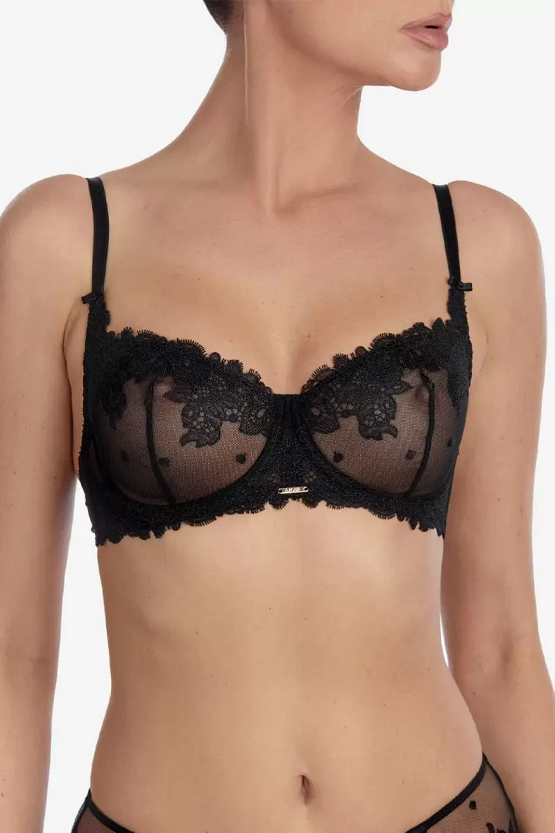 Мягкий бюстгальтер с вышивкой Сарсуела БМ7