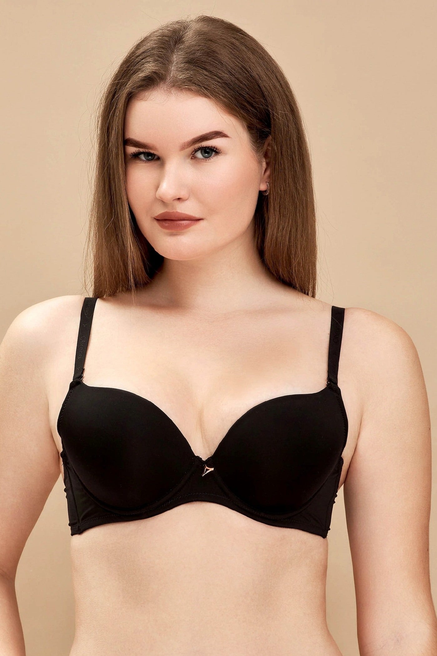 Бюстгальтер зі знімним пуш-ап 800-011 black