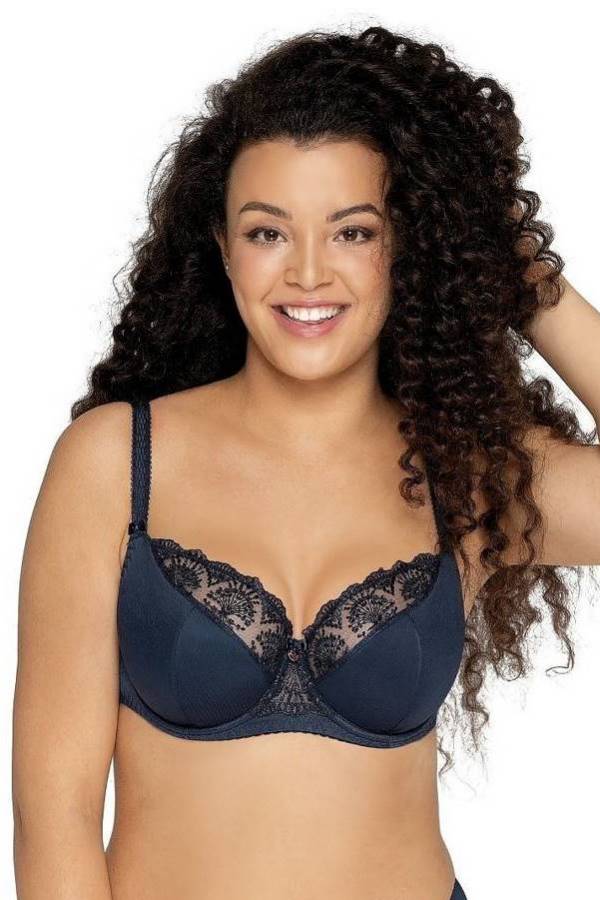 Полудублированный бюстгальтер с вышивкой Freesia 1921 blue