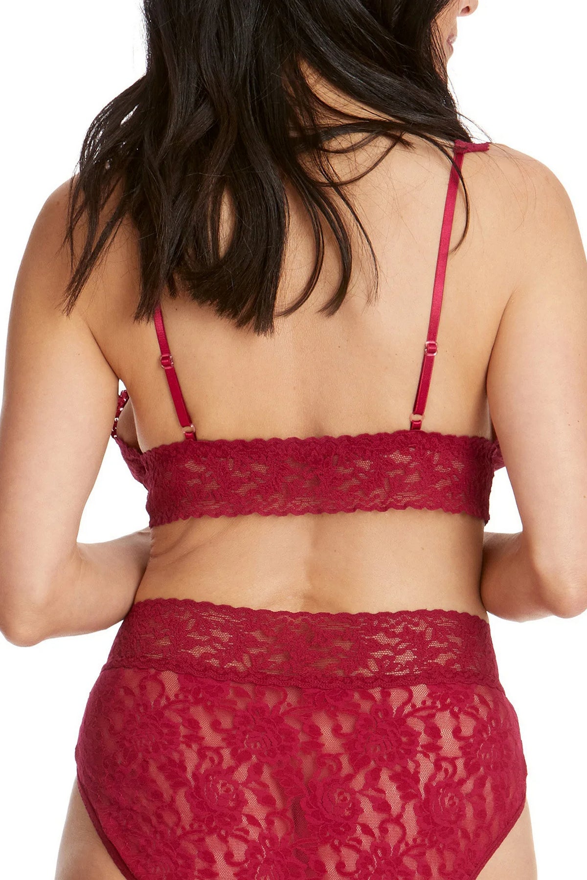 Кружевной бралет 487022 Signature Lace cranberry