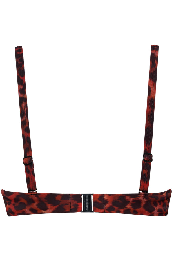 Купальный бюстгальтер бандо 35330 black/red