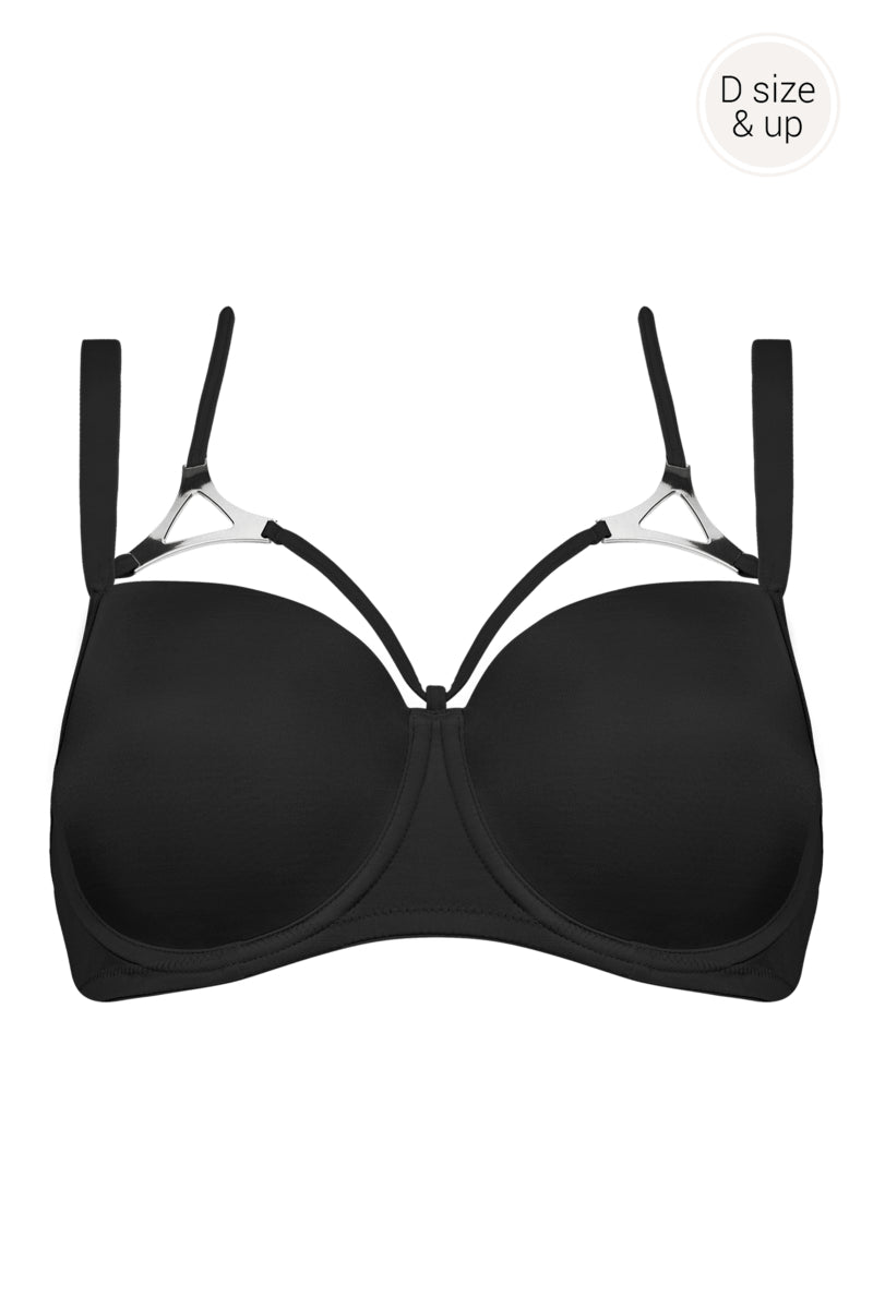 Бюстгальтер балконет 162901 black