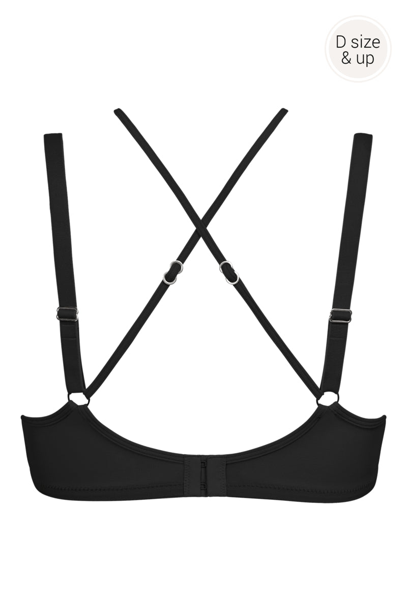 Бюстгальтер балконет 162901 black