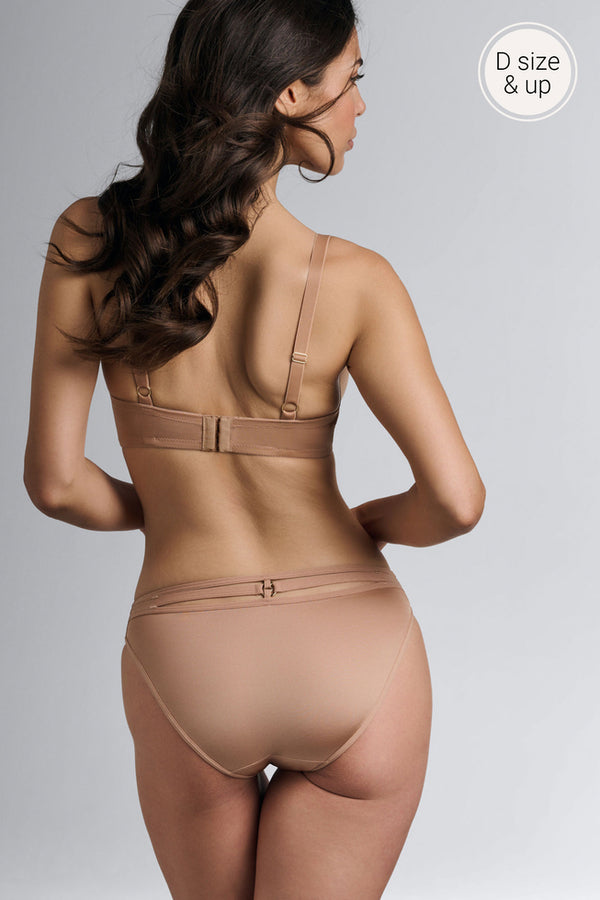 Бюстгальтер балконет 171501 glossy camel