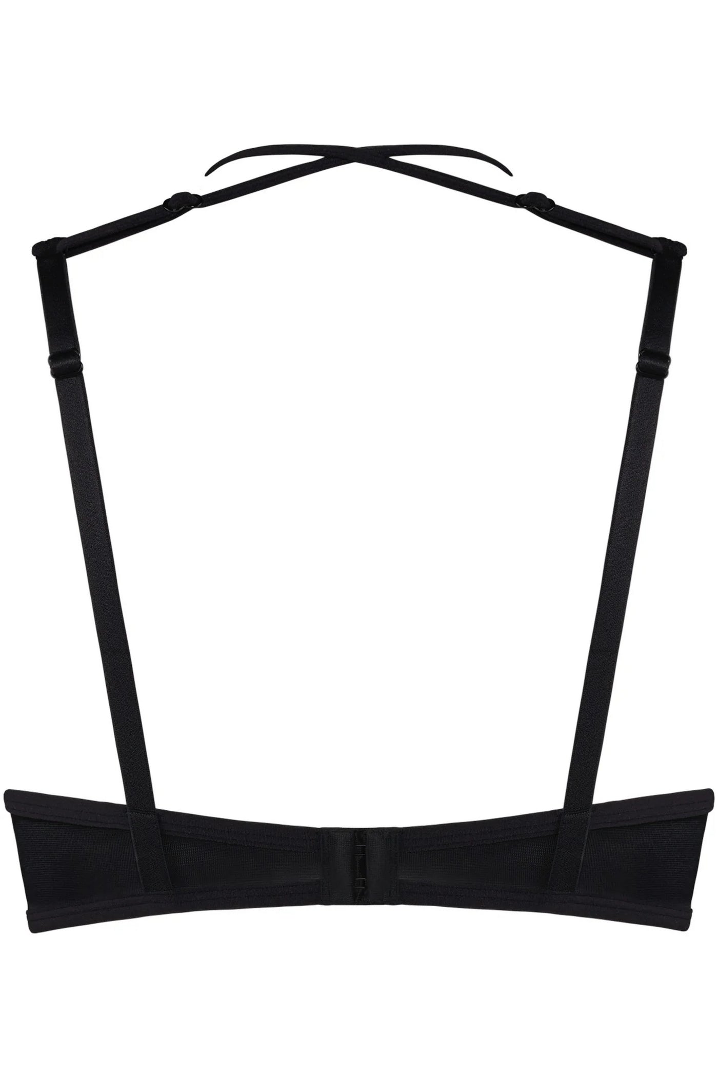 Бюстгальтер пуш-ап с рюшами 35271 black