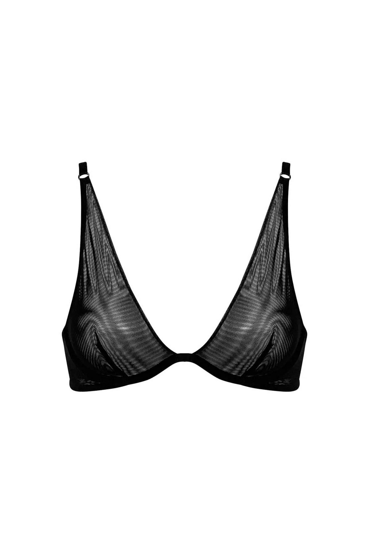 Бюстгальтер из микросетки 211304-03 I.D.Line black