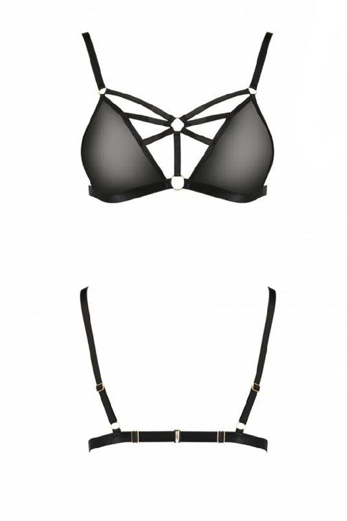 Бюстгальтер-стрепы из микросетки Meggy