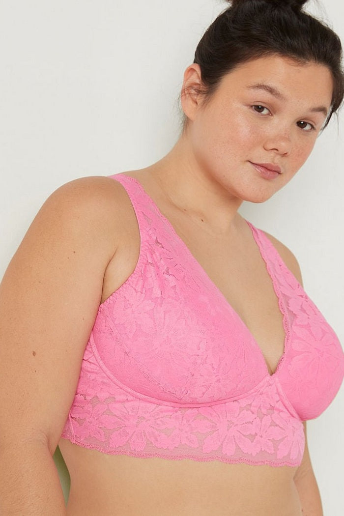 Кружевной бюстгальтер без косточек 921020043