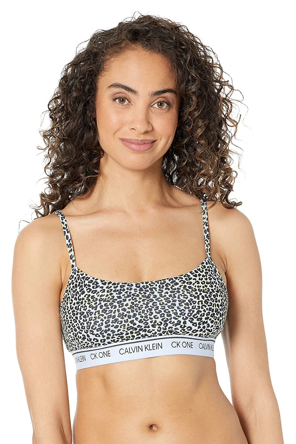 Бра-топ с брендированной резинкой 28451572 leopard