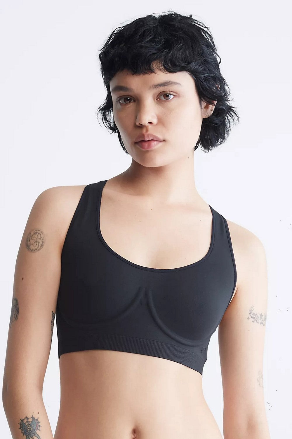 Бра-топ с широкими бретелями 358030379 black