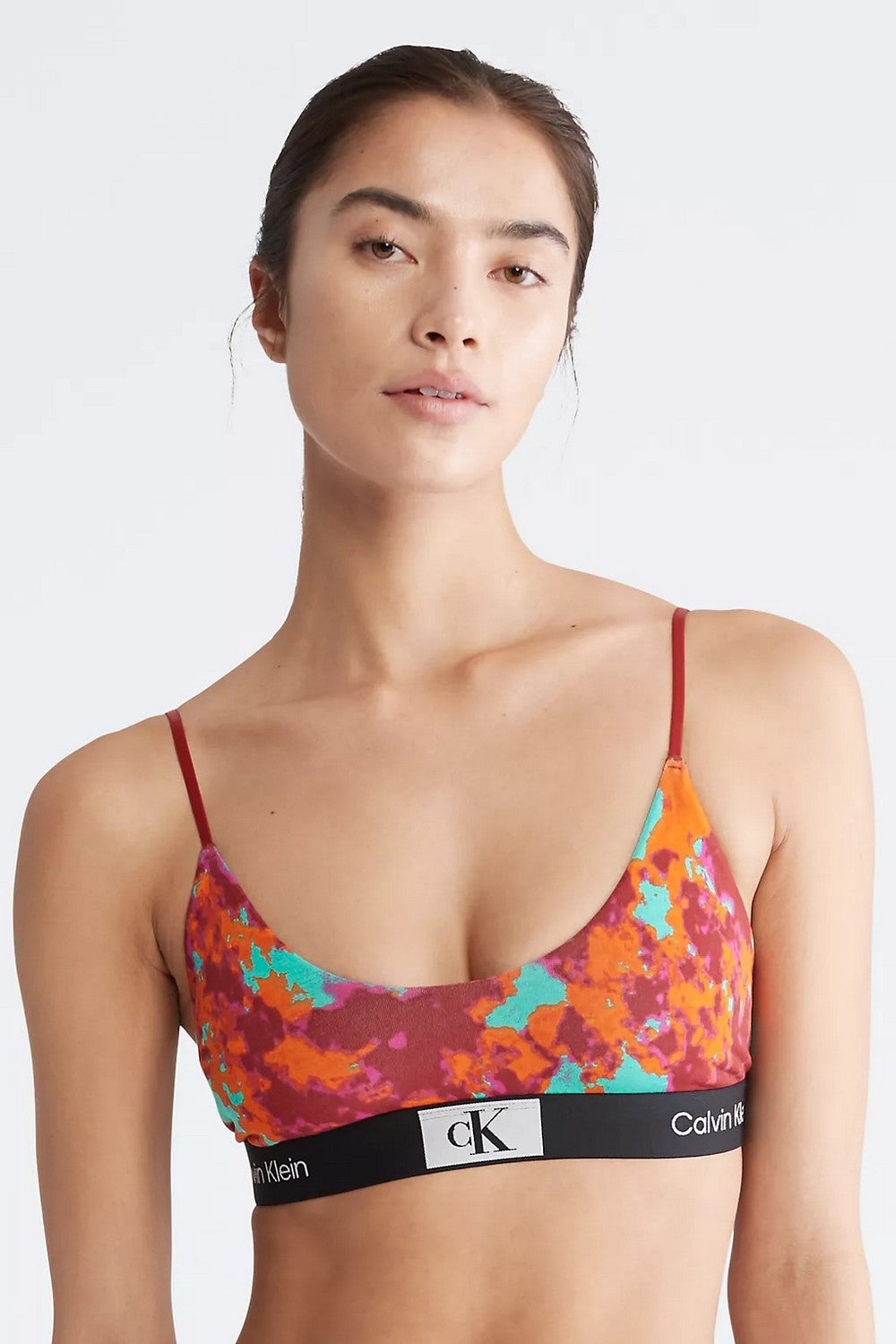 Бра-топ на тонких бретелях 447016368 red