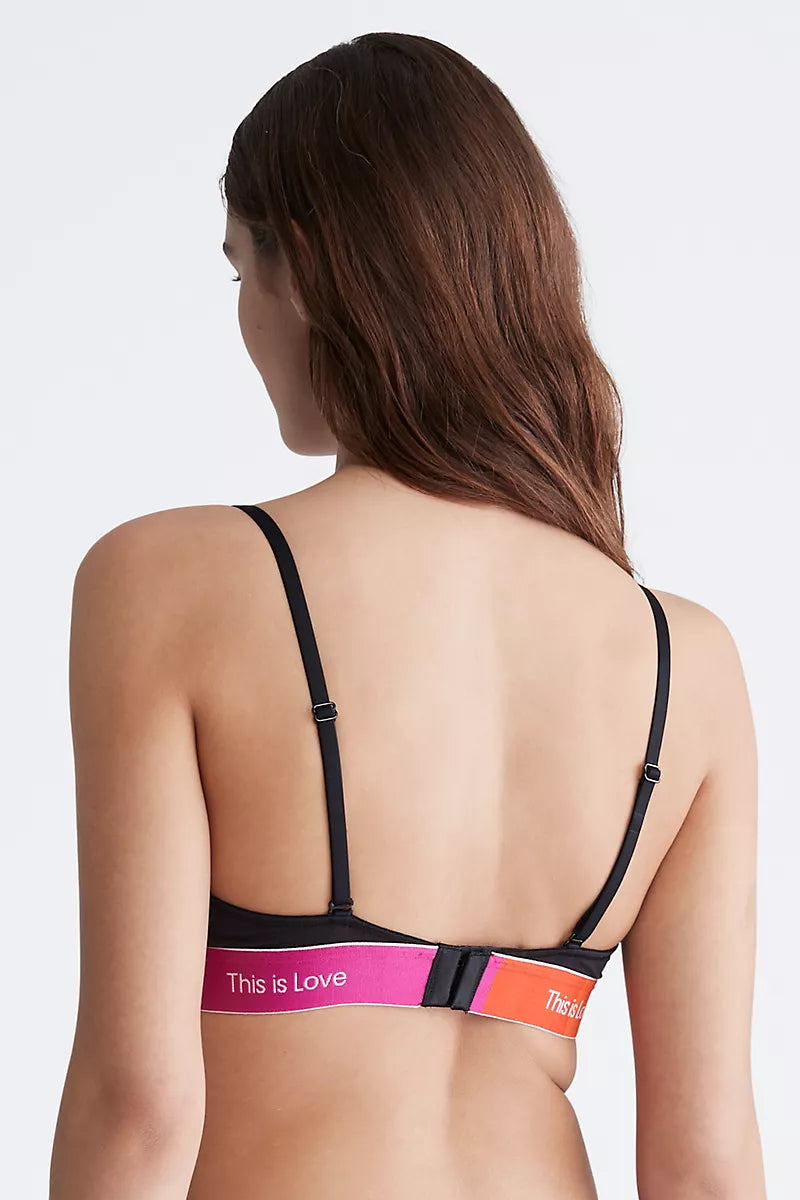 Бралет с яркой резинкой 478886011 black