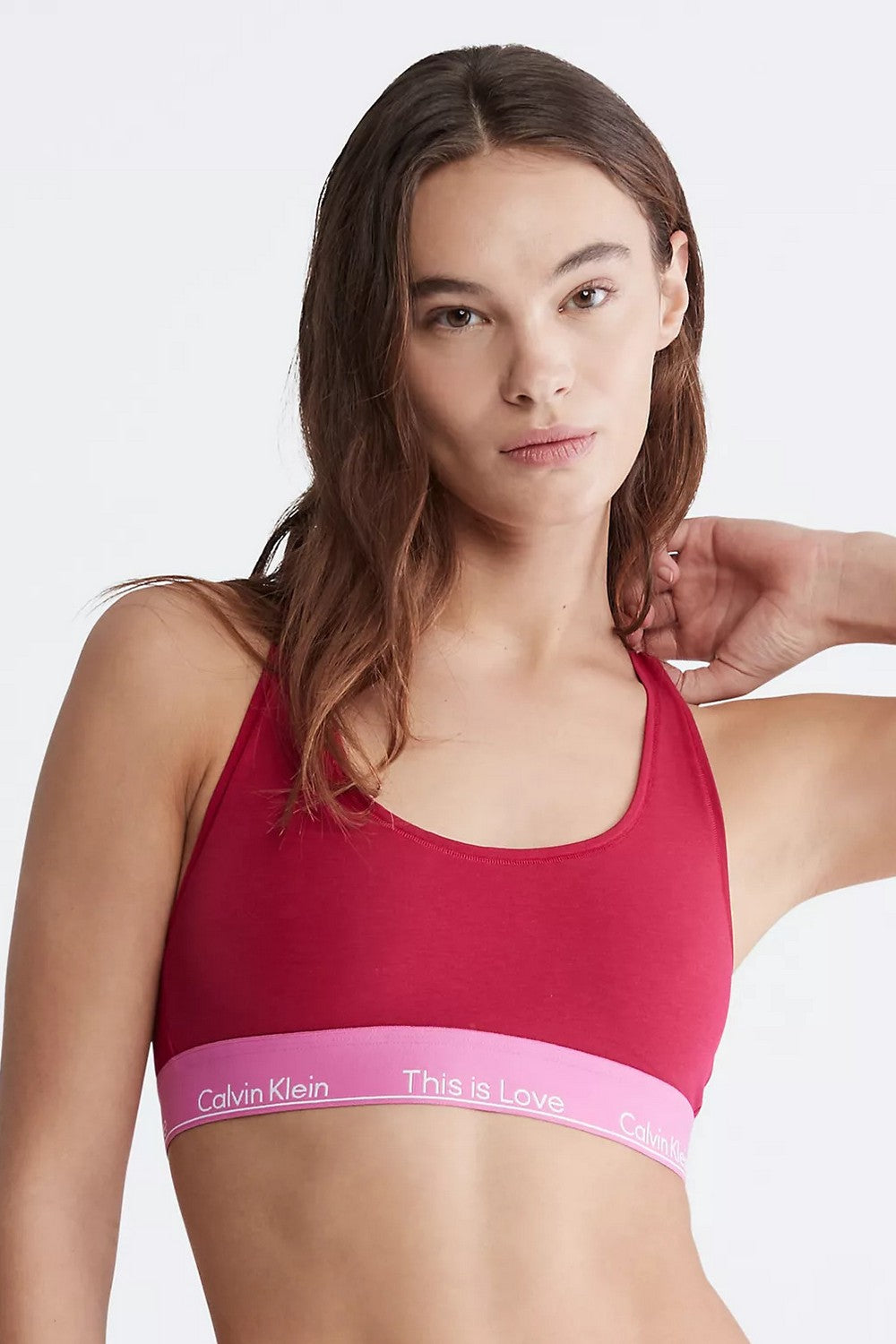 Бра-топ с брендированной резинкой 660203607 pink