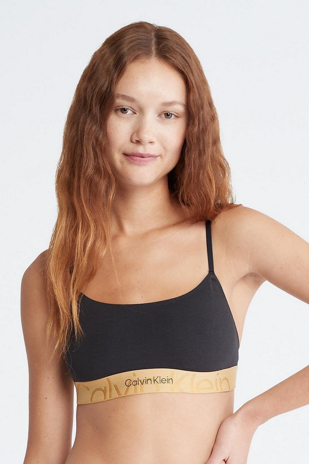 Бра-топ на тонких бретелях 717654022 black