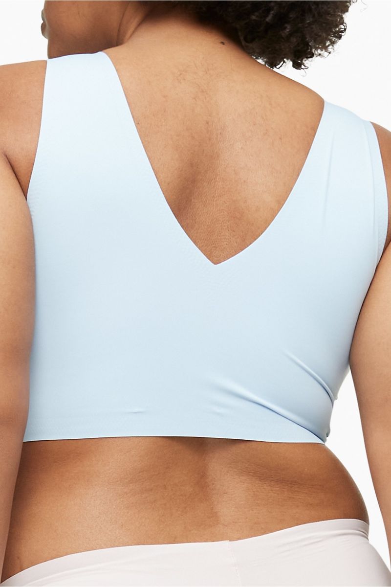 Бесшовный бра-топ 862809383 blue