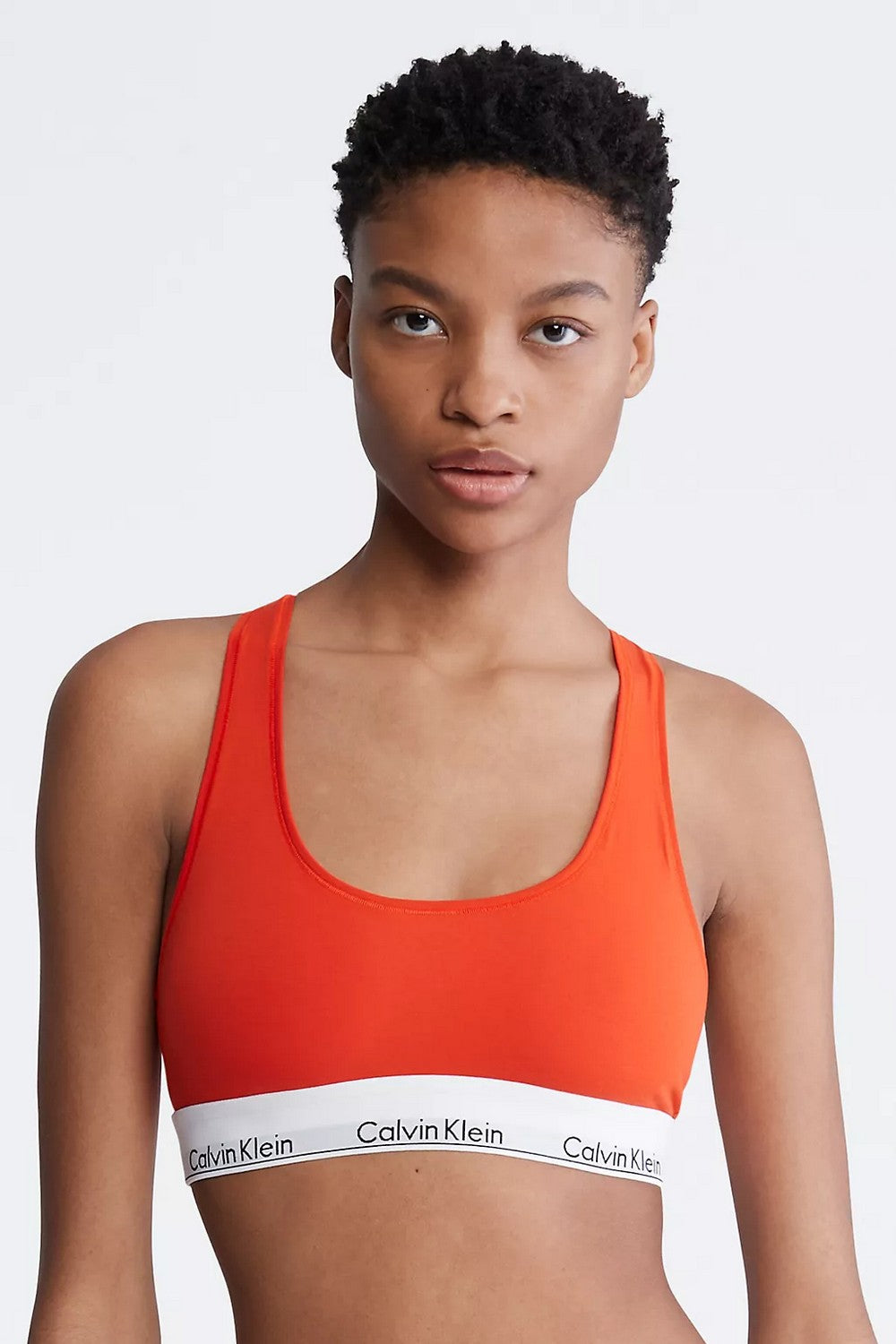 Бра-топ из хлопка 94921766 orange