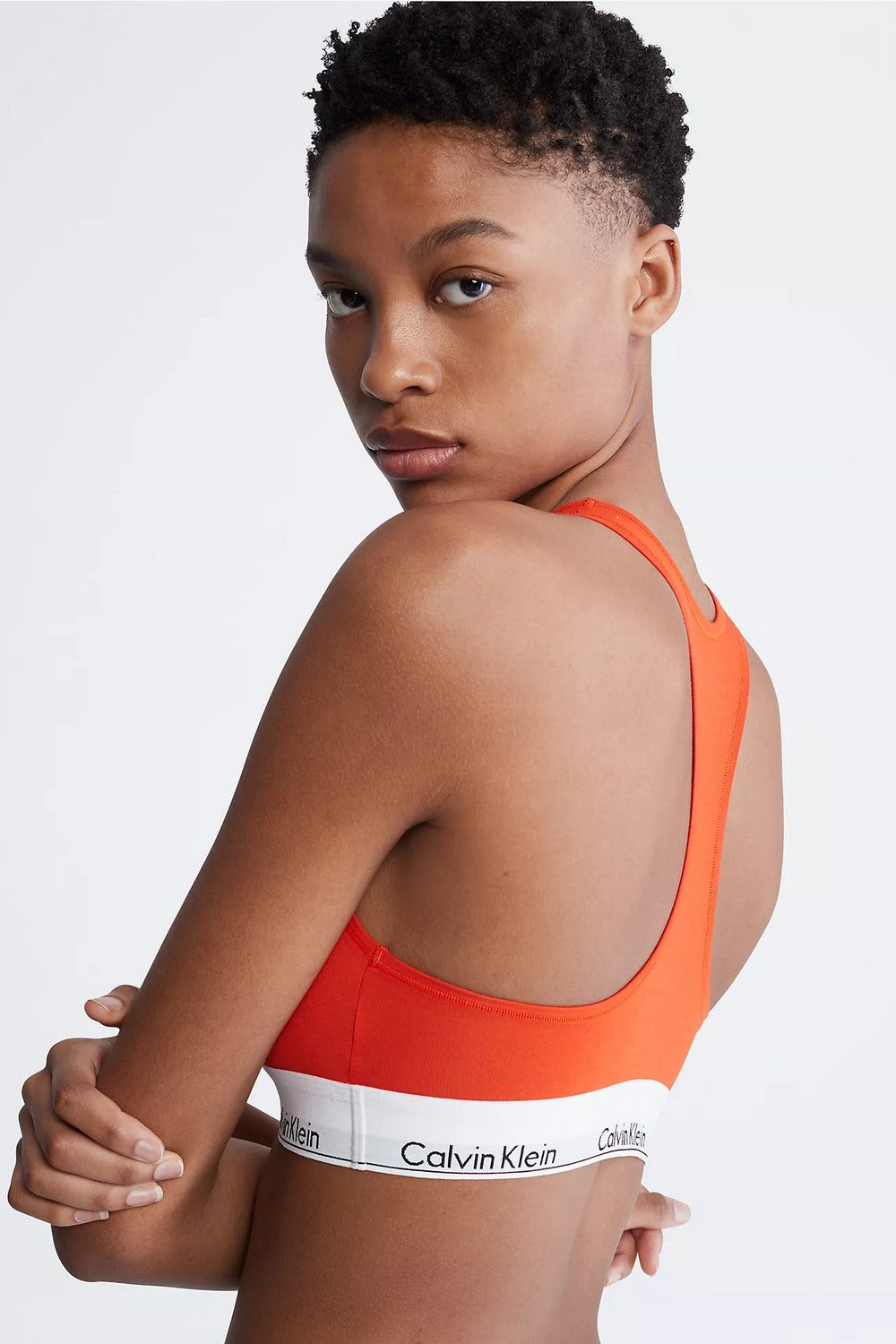 Бра-топ из хлопка 94921766 orange