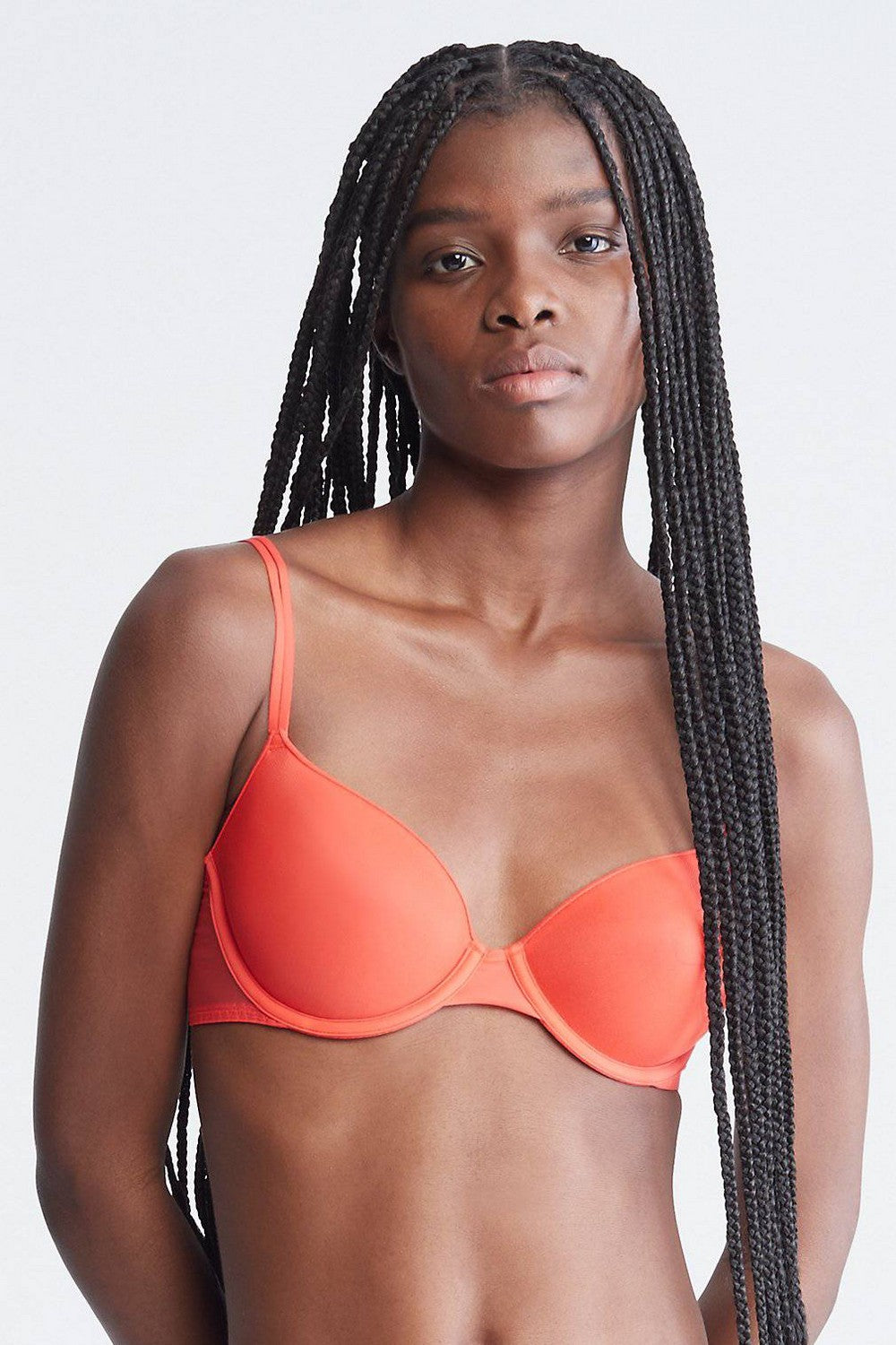 Гладкий бюстгальтер на косточках 990491803 red