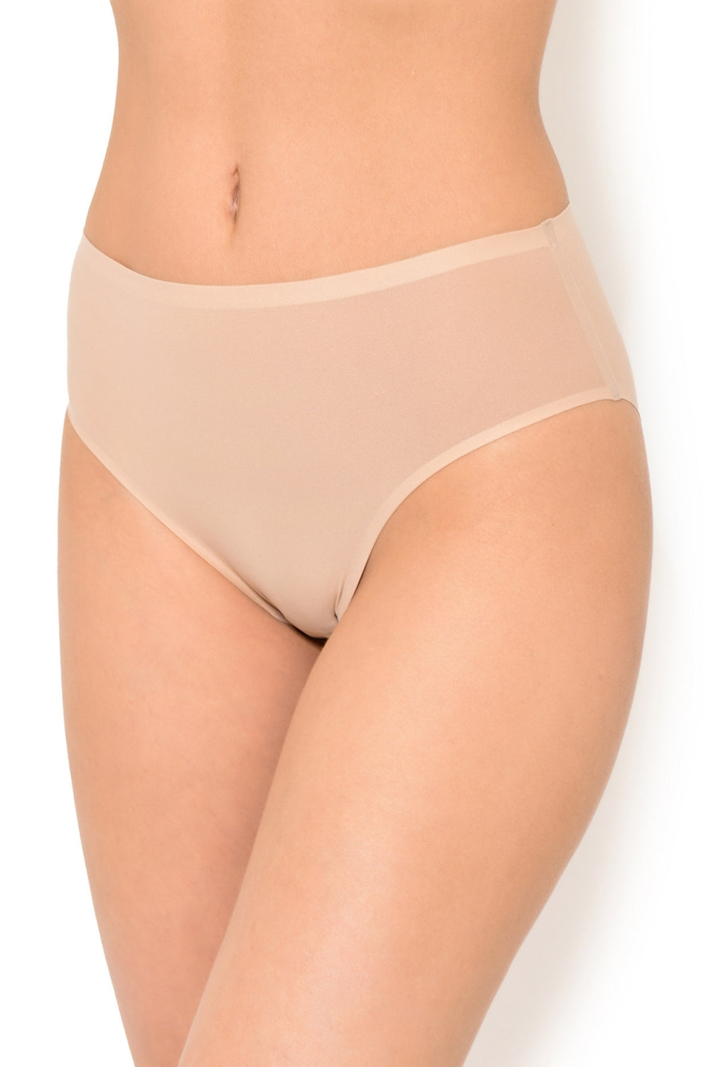Высокие трусики слип 1067 Soft stretch nude