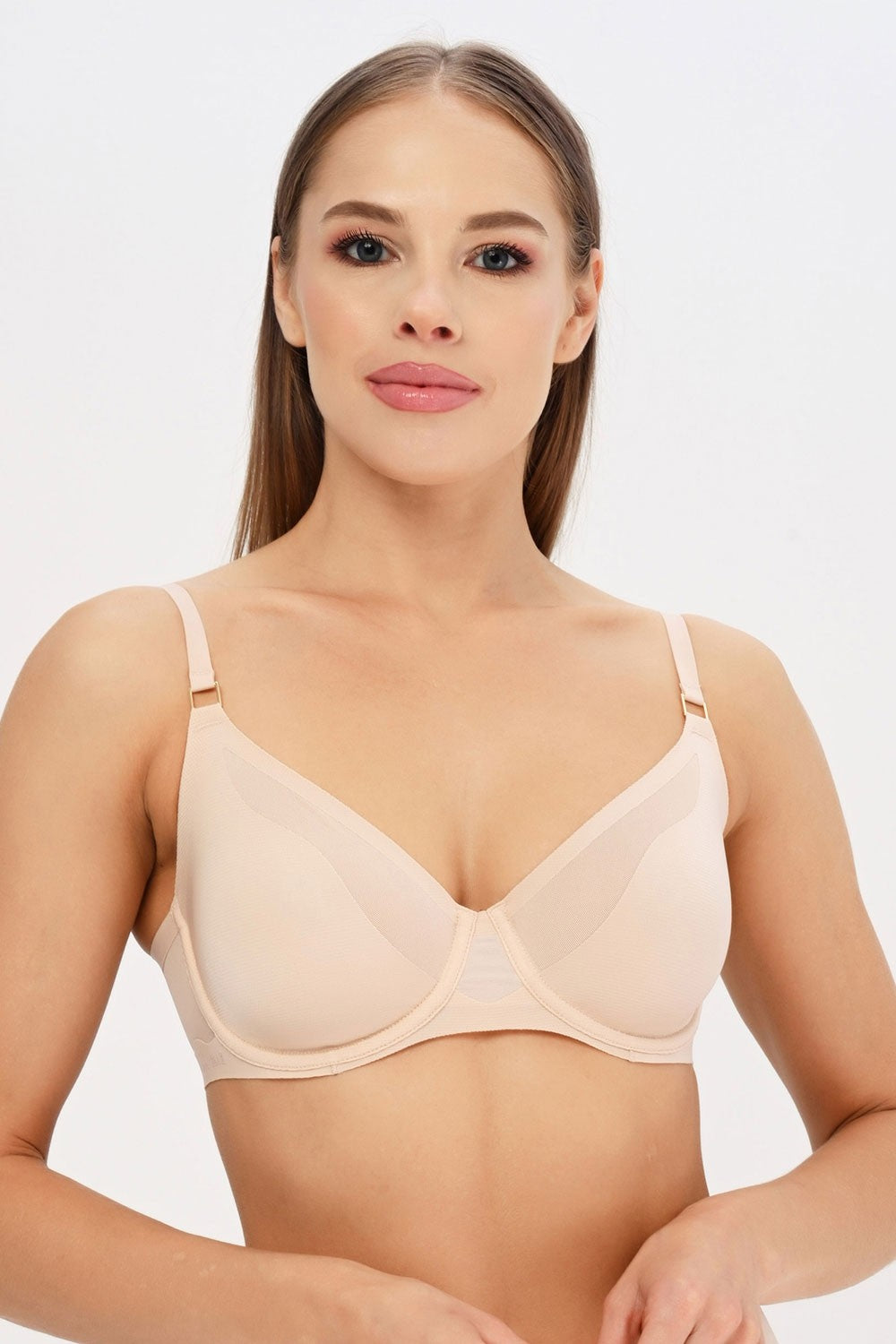 Бюстгальтер с мягкими чашками 10M1 Pure light beige dore