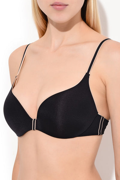 Гладкий бюстгальтер push-up 1112 Irresistible black