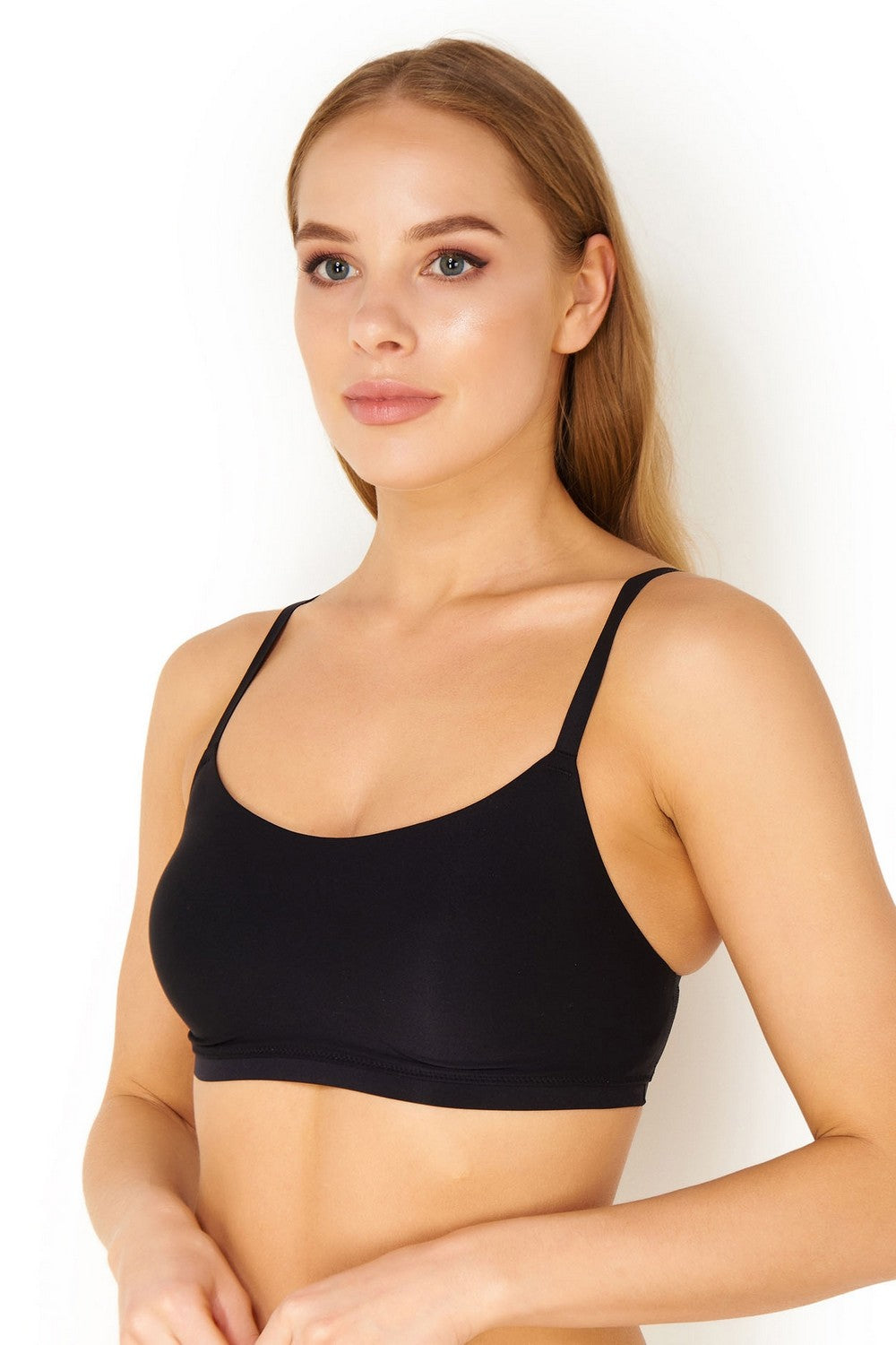 Бра-топ скружевом 11G2 Soft stretch black