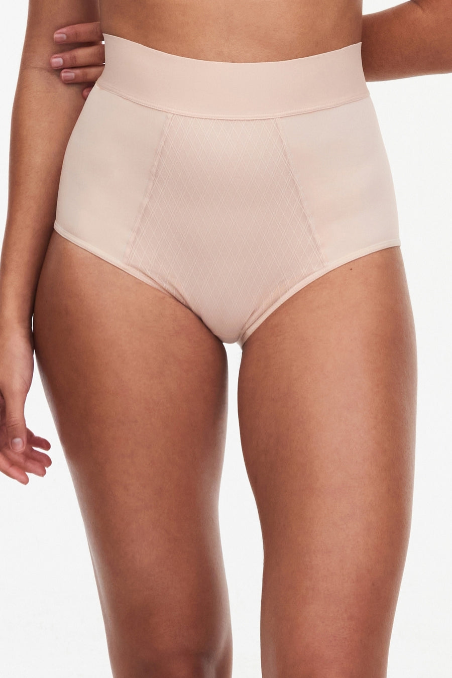 Трусики с высокой талией 11N3 Smooth Lines beige dore