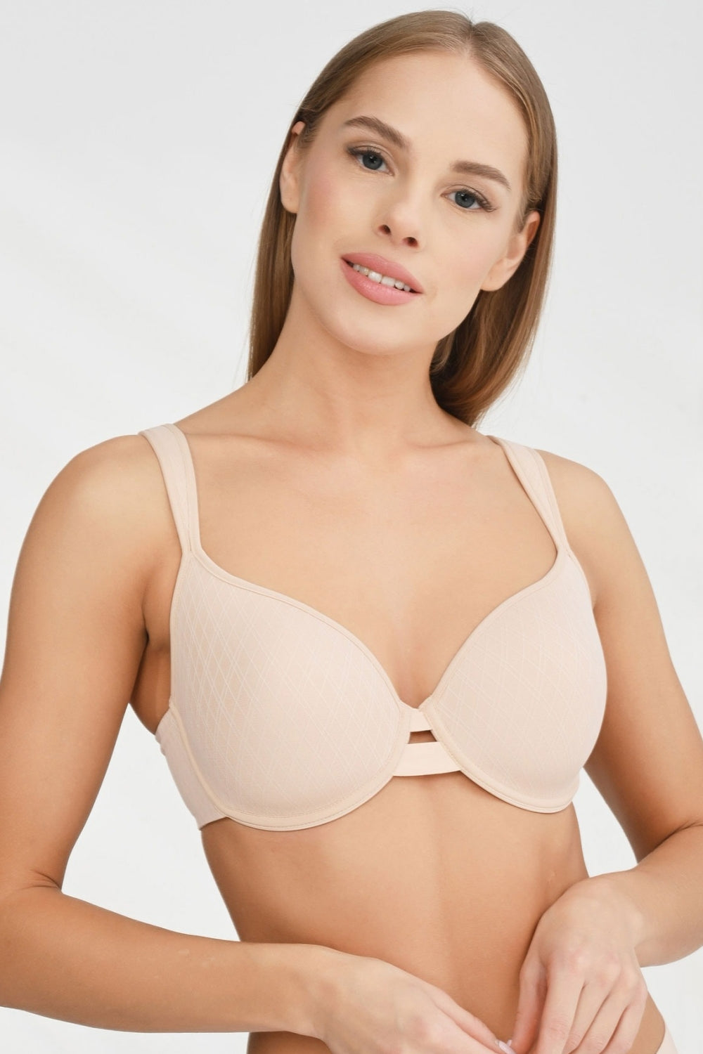 Бюстгальтер с плотной чашкой 11N6 Smooth Lines beige dore