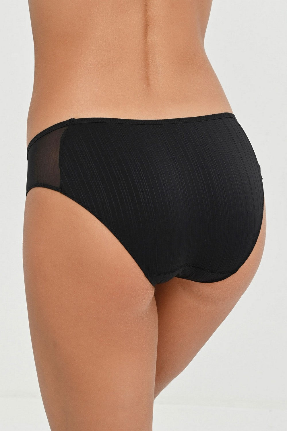 Трусики слип с кружевом 12L3 Alto black