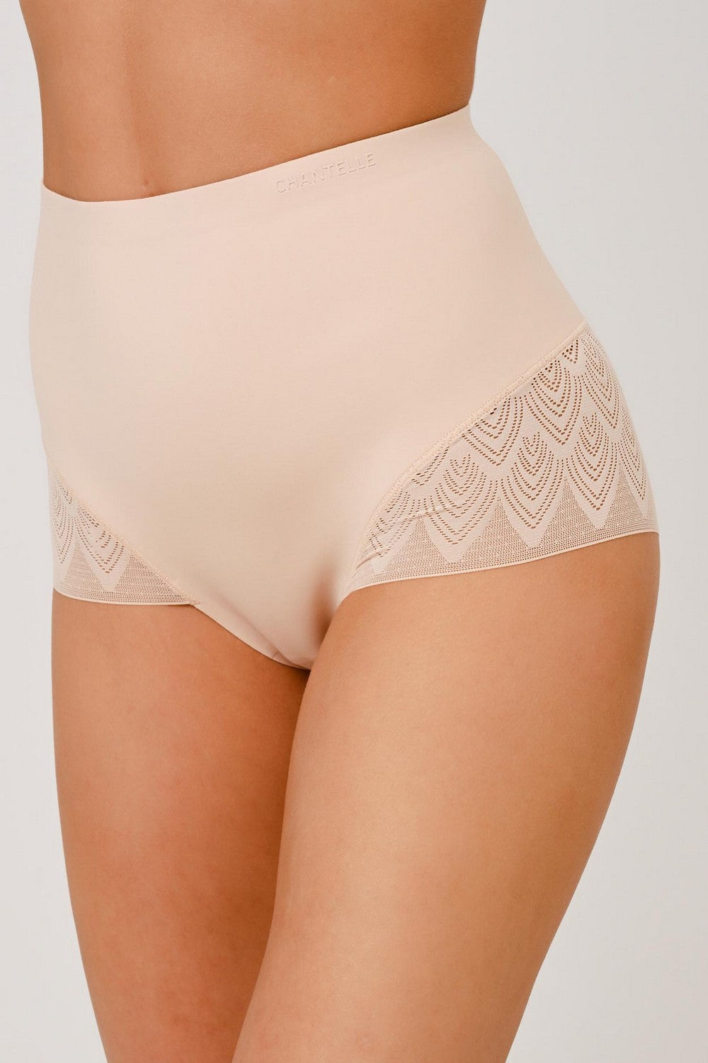 Высокие корректирующие трусики 14K7 Sexy Shape beige dore