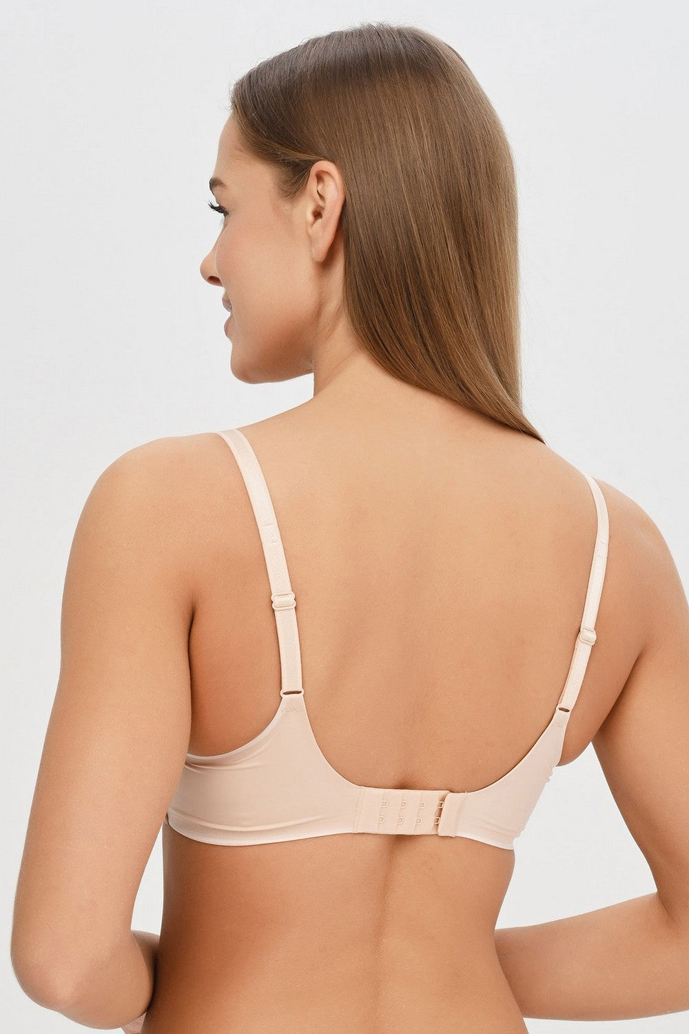Бюстгальтер из микрофибры 15G8 Essentiall beige dore