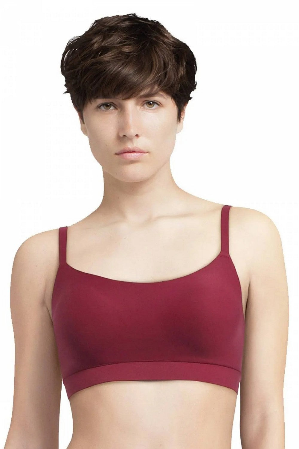 Бра-топ без косточек 16A2 Soft stretch framboise